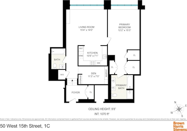 50 W 15th St Unit C1, New York City, NY 10011 - view of layout