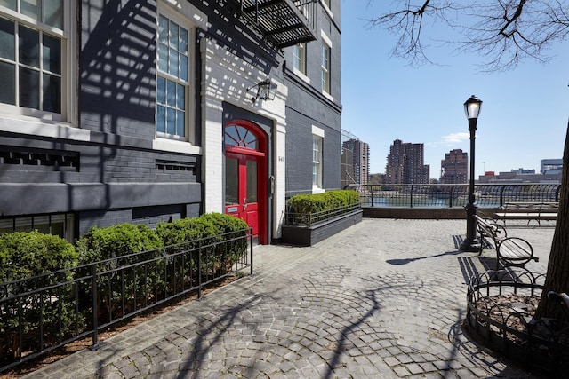 541 E 72nd St Unit 2/3, New York City, NY 10021 - view of patio / terrace featuring a city view