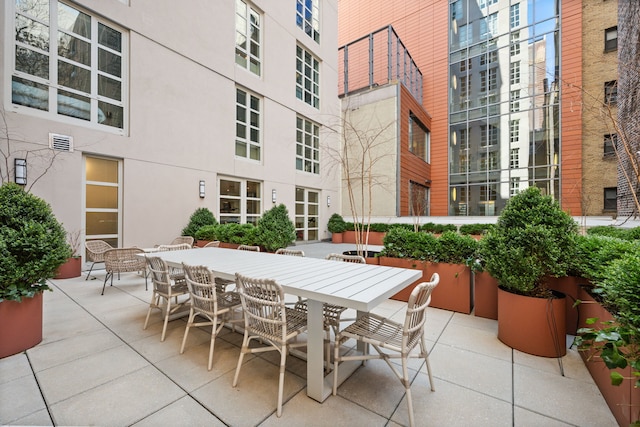 view of patio / terrace with outdoor dining area