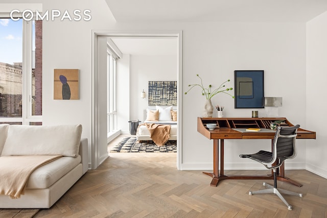 330 Spring St Unit 7D, New York City, NY 10013 - office with baseboards
