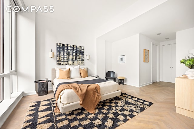 330 Spring St Unit 7D, New York City, NY 10013 - bedroom with baseboards