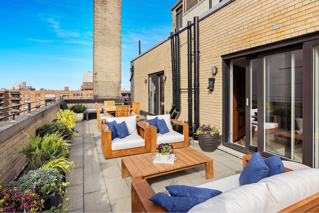 view of patio / terrace with outdoor lounge area