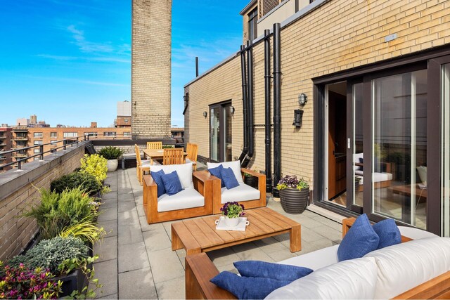 7 W 96th St Pha, Pha, New York City, NY 10025 - view of patio / terrace with an outdoor living space