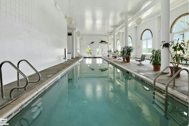 view of indoor community pool