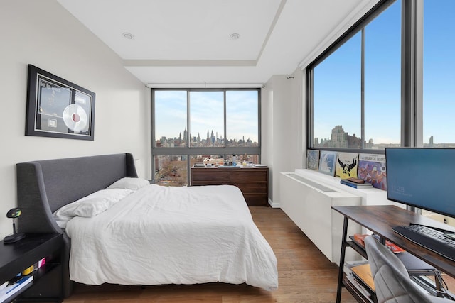 38 Delancey St Unit 15A, New York City, NY 10002 - bedroom with multiple windows and wood finished floors