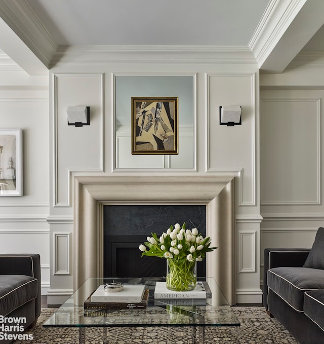 interior details with ornamental molding