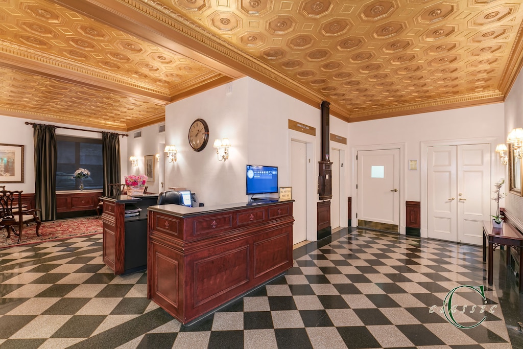 view of reception area