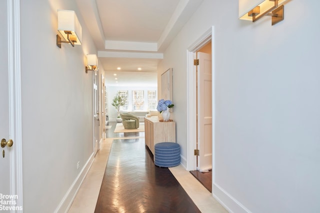 117 E 72nd St Unit 2W, New York City, NY 10021 - hall with baseboards and recessed lighting