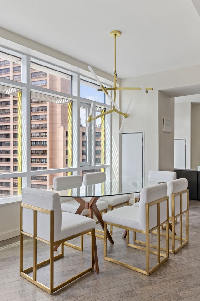 285 W 110th St Unit 5G, New York City, NY 10026 - dining area with wood finished floors