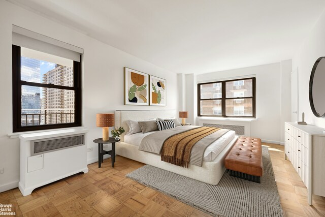 165 W End Ave Unit 17M, New York City, NY 10023 - bedroom featuring baseboards