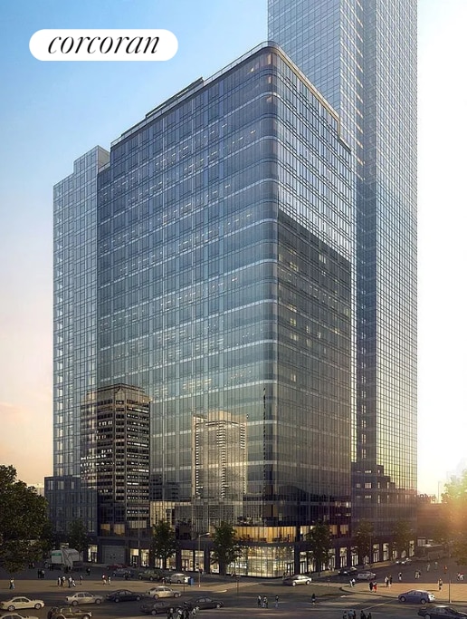 view of building exterior featuring a city view