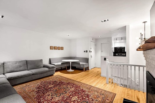 314 E 50th St Unit 1E, New York City, NY 10022 - living area featuring wood finished floors