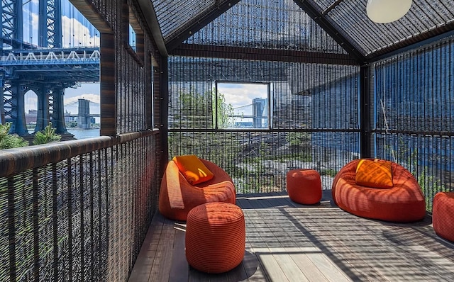 exterior space featuring a city view