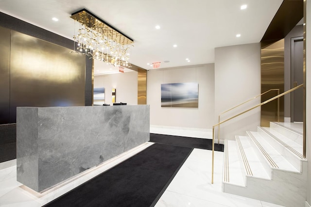 150 W 51st St Unit 1730, New York City, NY 10019 - reception area featuring recessed lighting