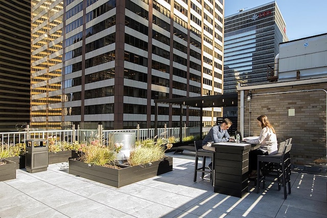 150 W 51st St Unit 1730, New York City, NY 10019 - view of patio with outdoor dining space