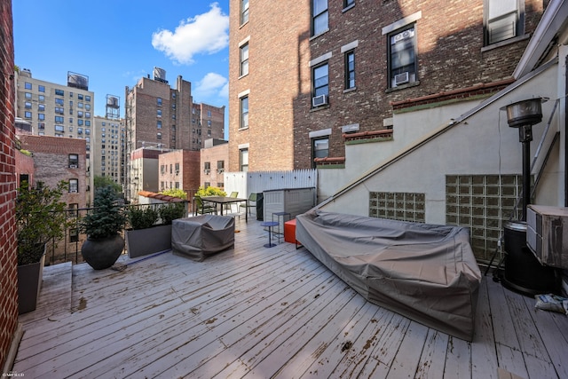 489 W End Ave, New York City, NY 10024 - view of wooden terrace