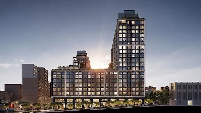 180 Front St Unit 17-E, New York City, NY 11201 - view of building exterior featuring a city view