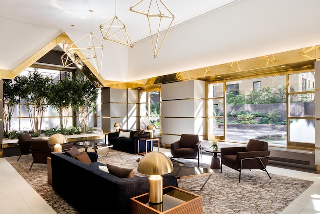 view of community lobby