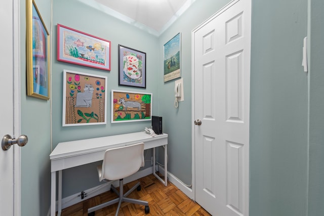 view of office