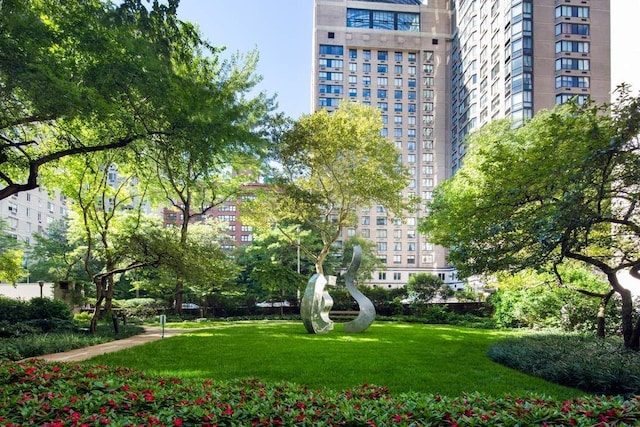 200 E 66th St Unit B1405, New York City, NY 10065 - view of home's community with a lawn