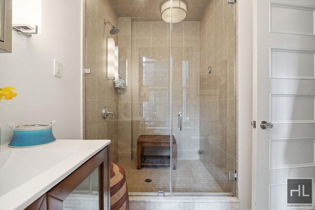 311 W 97th St Unit 3N, New York City, NY 10025 - full bathroom with a shower stall and vanity