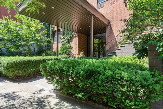 45 Overlook Ter Unit 5A, New York City, NY 10033 - entrance to property featuring brick siding