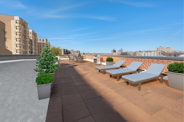 45 Overlook Ter Unit 5A, New York City, NY 10033 - view of patio / terrace featuring a view of city