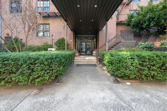 45 Overlook Ter Unit 5A, New York City, NY 10033 - entrance to property with brick siding