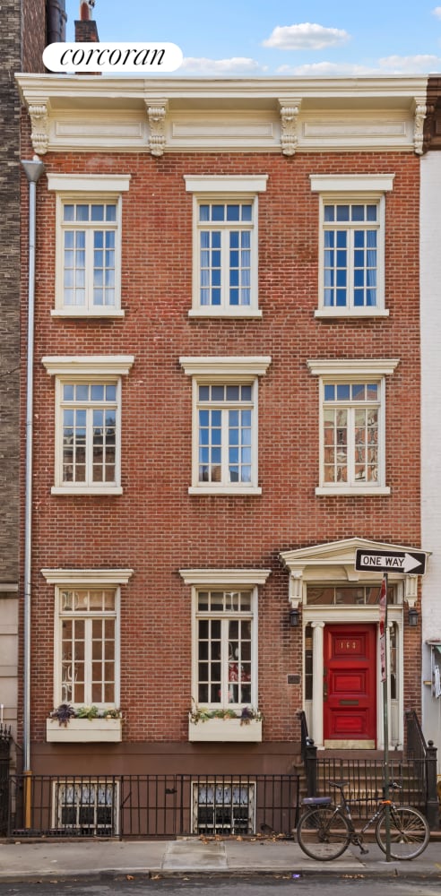 168 Waverly Place Upper, New York City, NY 10014 - view of front facade with brick siding
