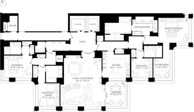 floor plan / room layout