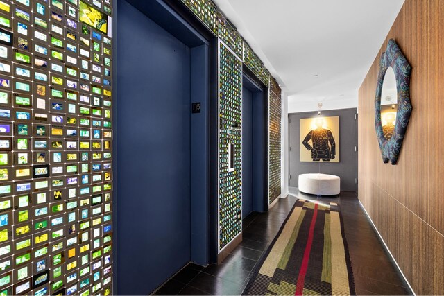 105 Norfolk St Unit Tower15, New York City, NY 10002 - wine room with tile patterned floors