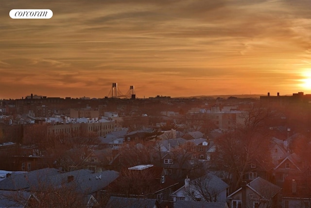 view of nature at dusk