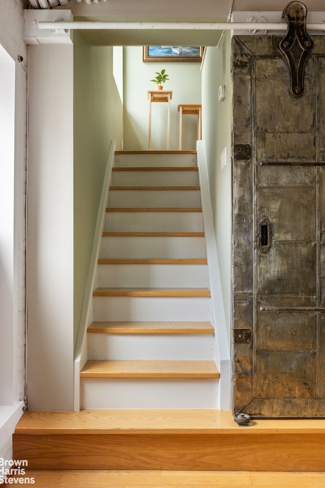 view of staircase