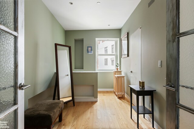 1 Worth St Unit 6R, New York City, NY 10013 - foyer entrance featuring wood finished floors and baseboards