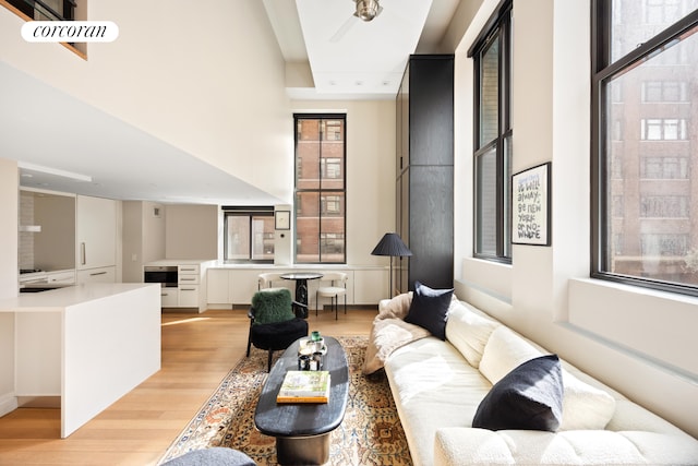 421 Hudson St Unit 214, New York City, NY 10014 - living area with light wood finished floors
