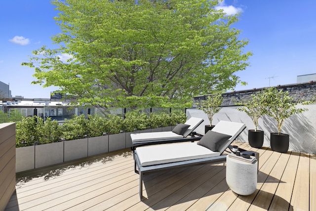 432 Fenimore St, New York City, NY 11225 - view of wooden deck