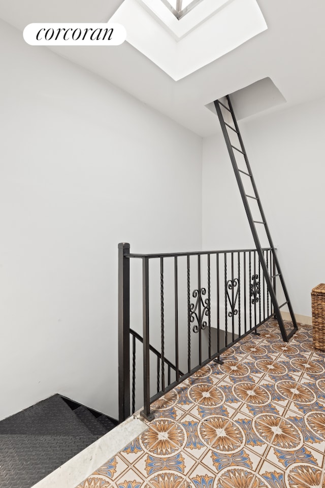 view of staircase