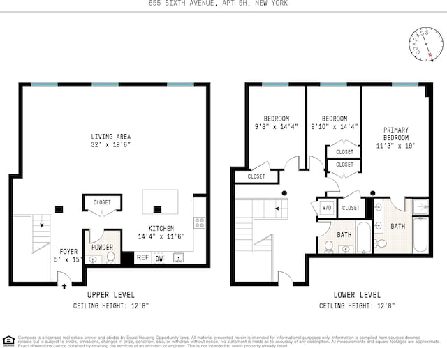 655 6th Ave Unit 5H, New York City, NY 10010 - floor plan / room layout