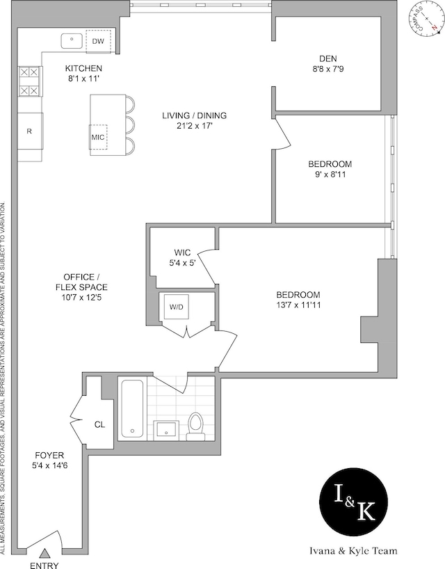 220 W 148th St Unit 3K, New York City, NY 10039 - room layout