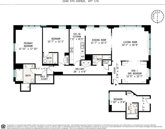 1049 5th Ave Unit 17A, New York City, NY 10028 - view of layout