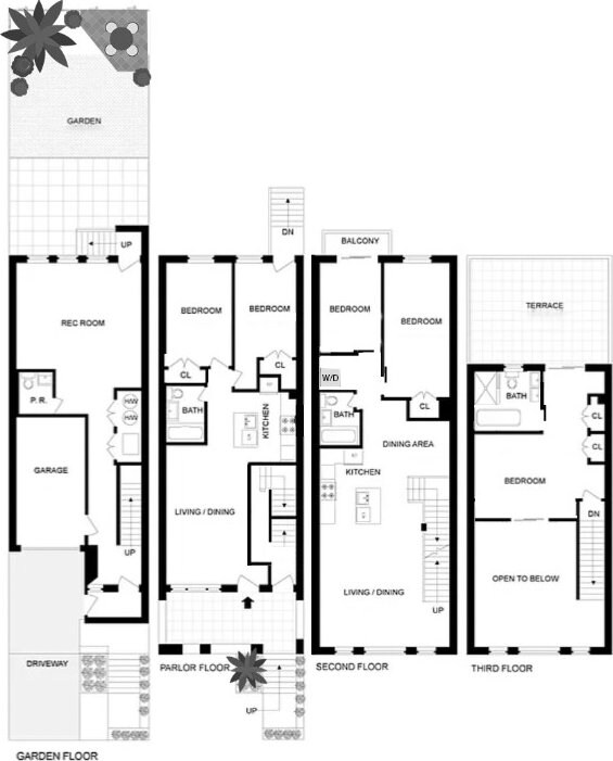 41 Wolcott Street House, New York City, NY 11231 - home floor plan