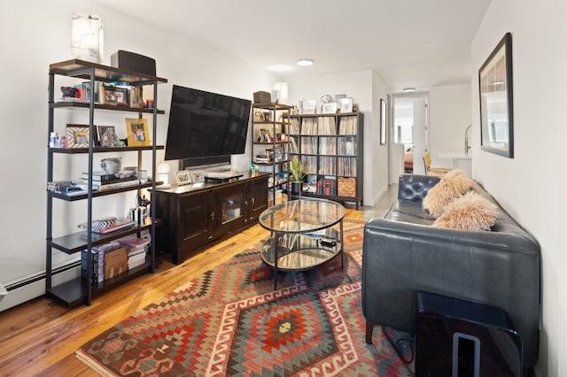 41 Wolcott Street House, New York City, NY 11231 - living room featuring wood finished floors