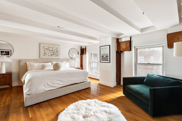 62 Beach St Tha, Unit Tha, New York City, NY 10013 - bedroom featuring baseboards and wood finished floors