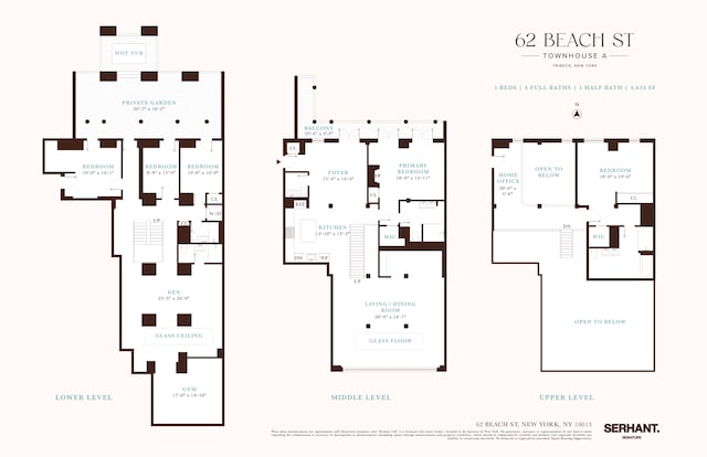 62 Beach St Tha, Unit Tha, New York City, NY 10013 - room layout
