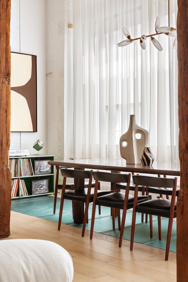 62 Beach St Tha, Unit Tha, New York City, NY 10013 - dining space with wood finished floors