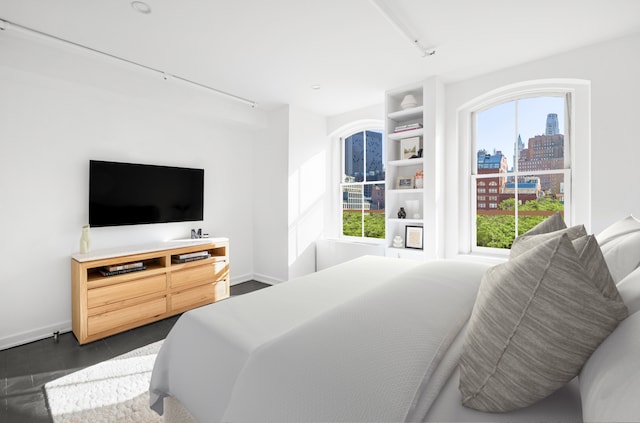 44 Laight St Unit 6C, New York City, NY 10013 - bedroom with multiple windows and a view of city