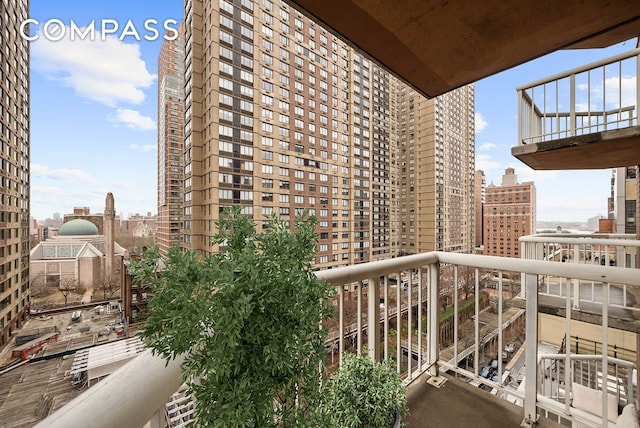 206 E 95th St Unit 10B, New York City, NY 10128 - balcony with a view of city
