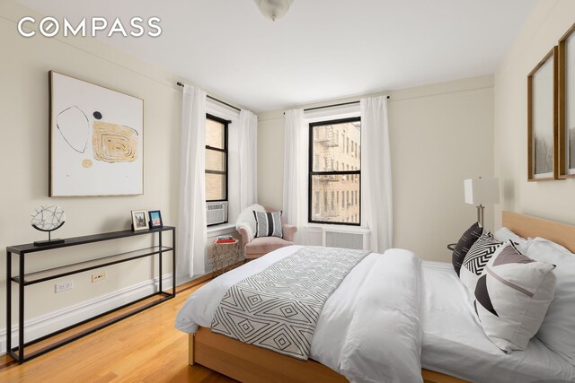 801 Riverside Dr Unit 4B, New York City, NY 10032 - bedroom with wood finished floors