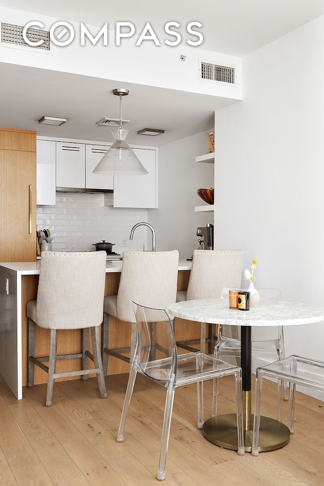 319 Schermerhorn St Unit 5D, New York City, NY 11217 - dining area with light wood-style flooring