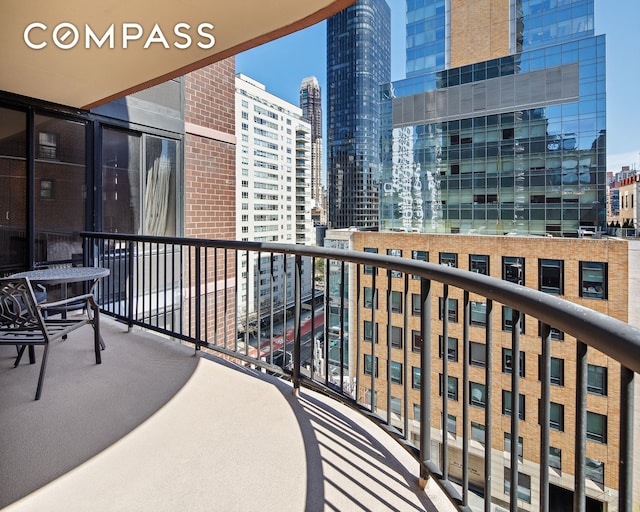 304 E 65th St Unit 10D, New York City, NY 10065 - balcony featuring a view of city